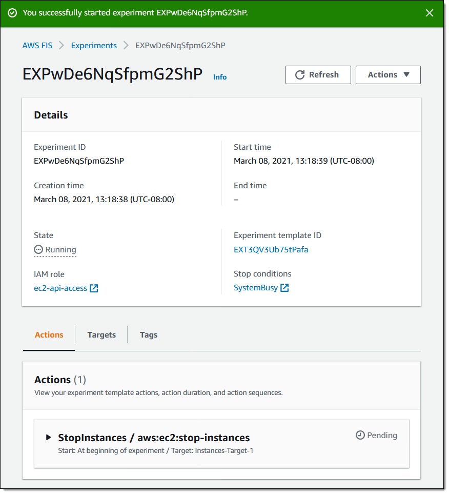 AWS Fault Injection Simulator – Użyj Controlled Experiments aby zwiększyć niezawodność