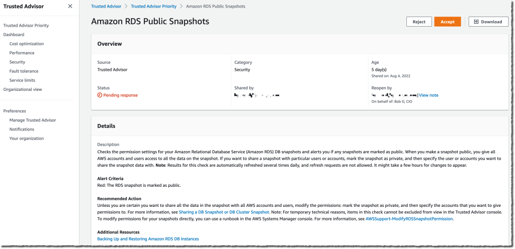 Amazon RDS Public Snapshots