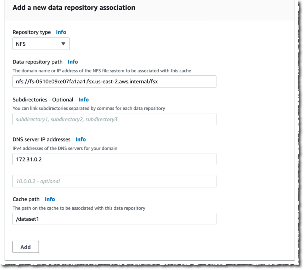 Data Repository Association