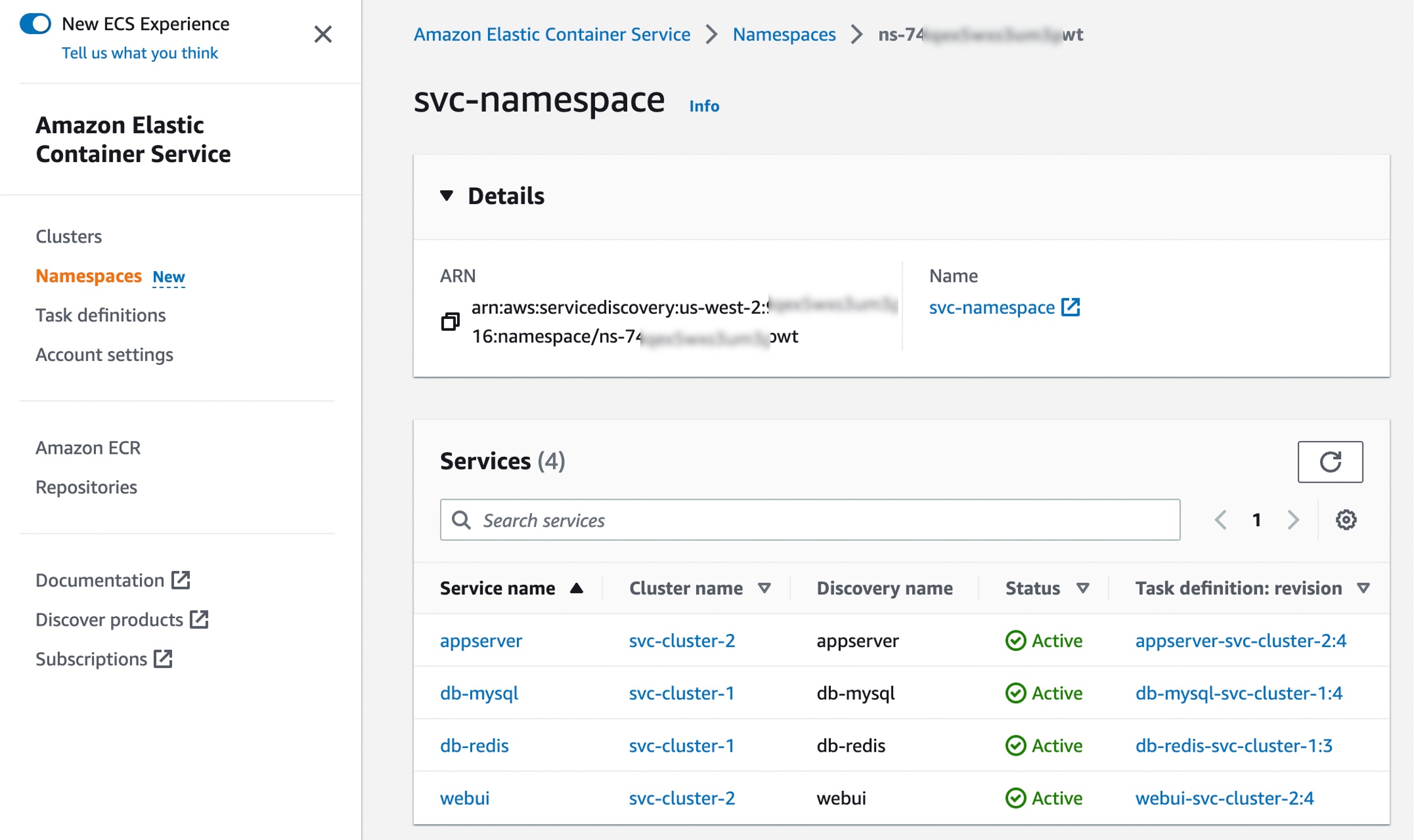 Amazon ECS Service Connect