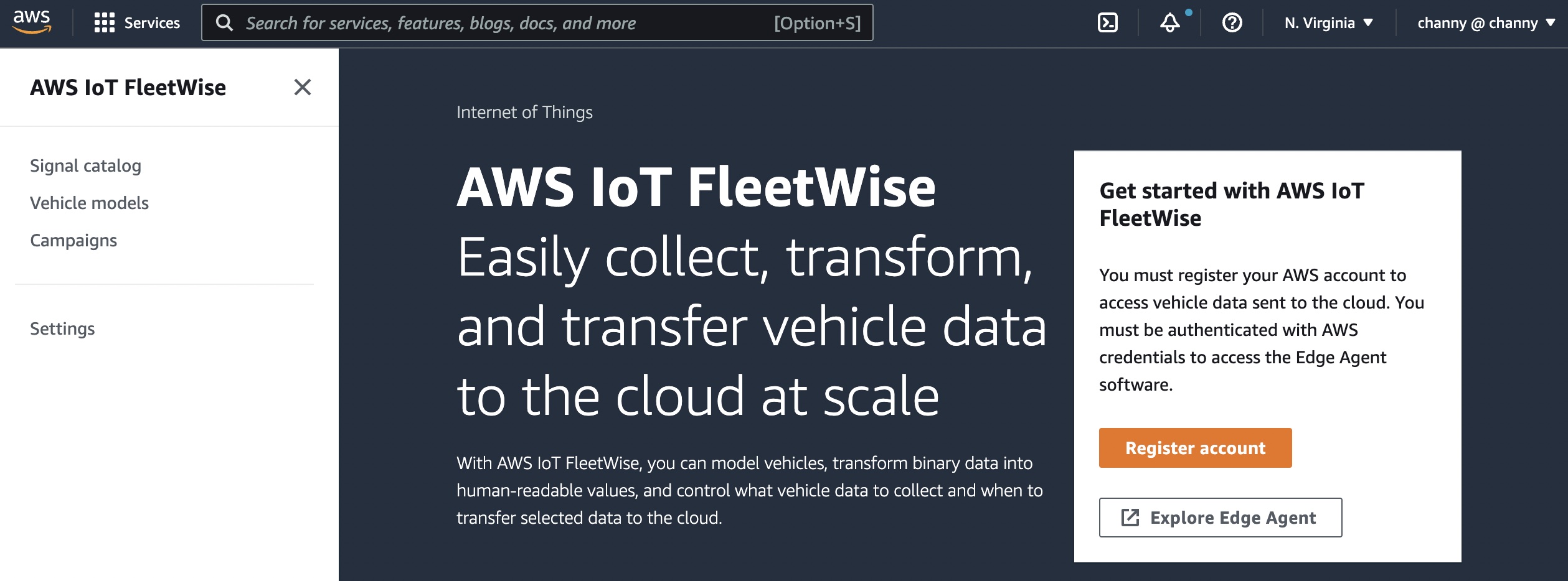 AWS IoT FleetWise