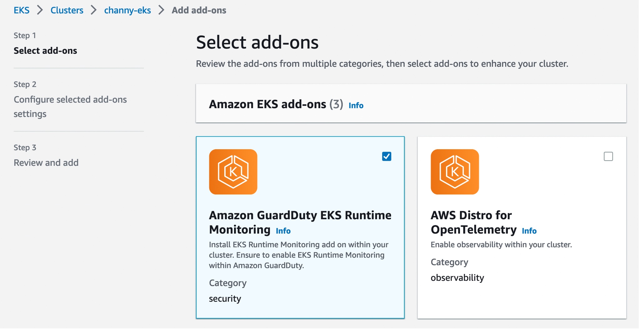 Amazon GuardDuty EKS Runtime Monitoring 