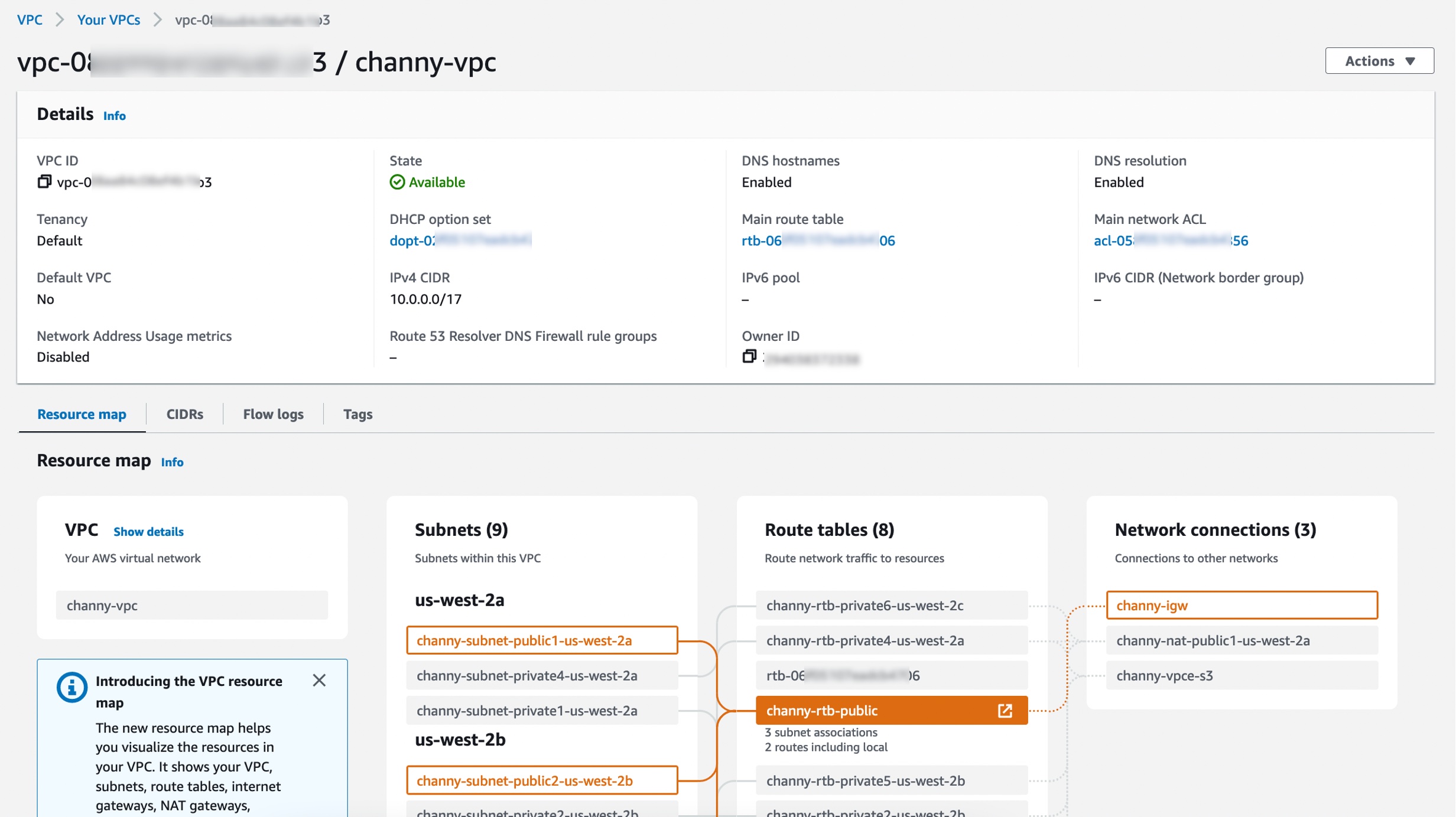 VPC workflow