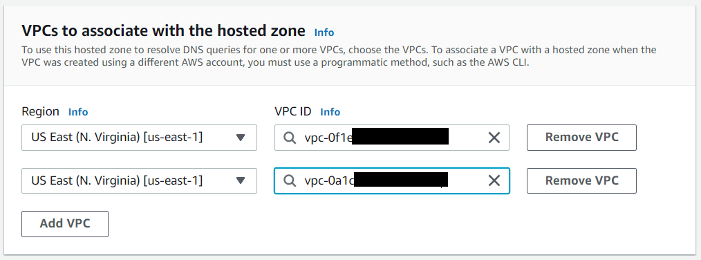 Powiązanie spoke VPC z Private Hosted Zone