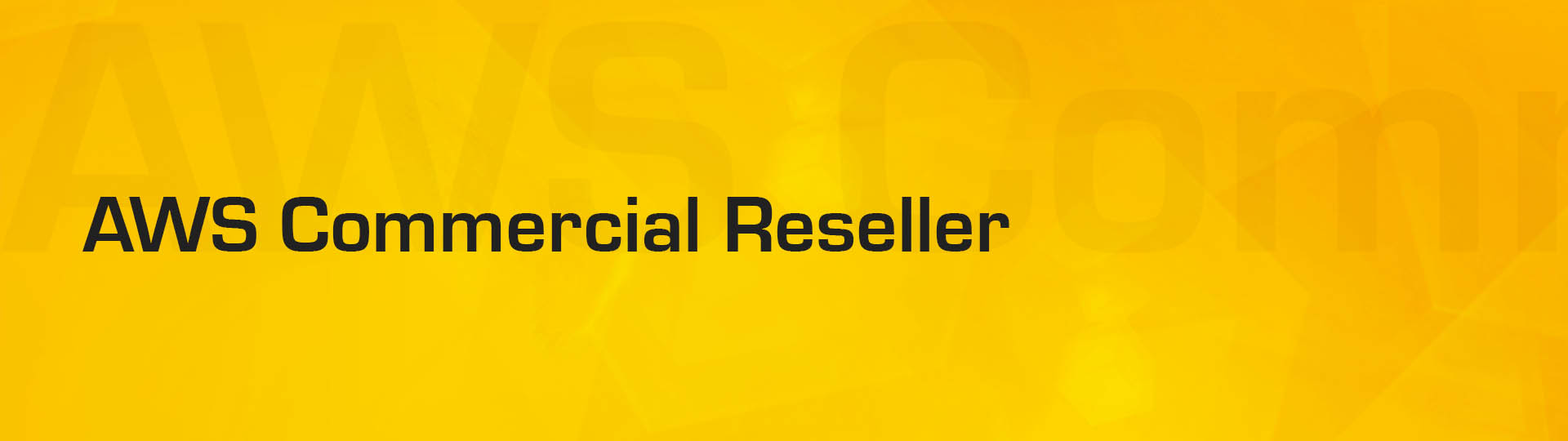 AWS Commercial reseller