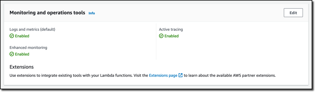 Lambda AWS Distro for OpenTelementary