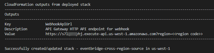 CloudFormation from deploy stack