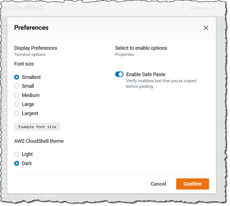 AWS Cloud Shell Full Access