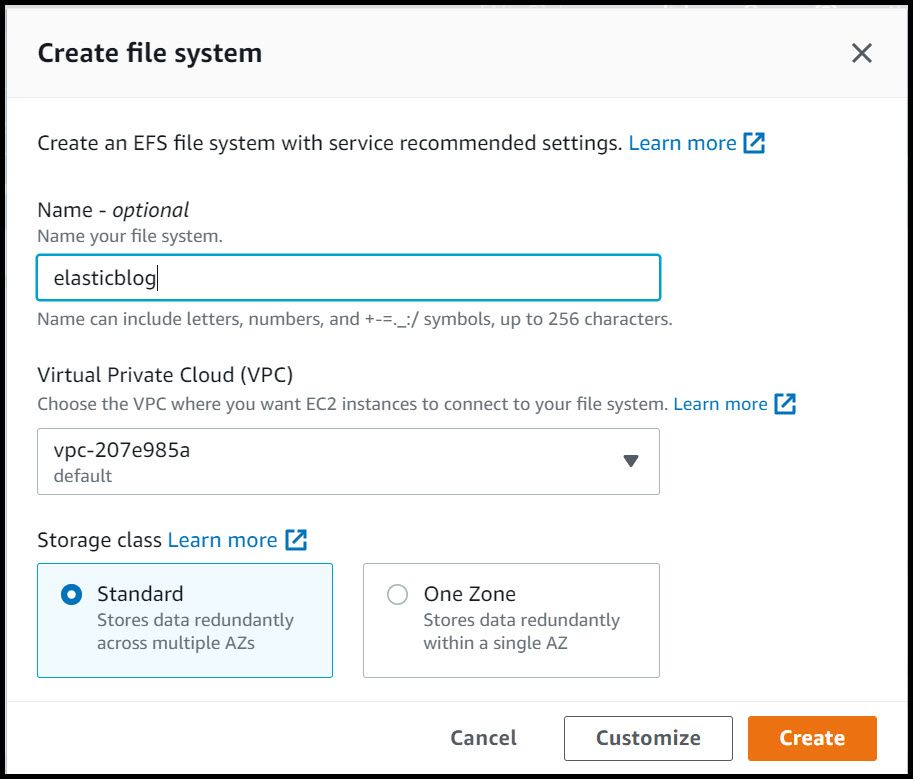 Nowość – zapowiedź Amazon EFS Elastic Throughput