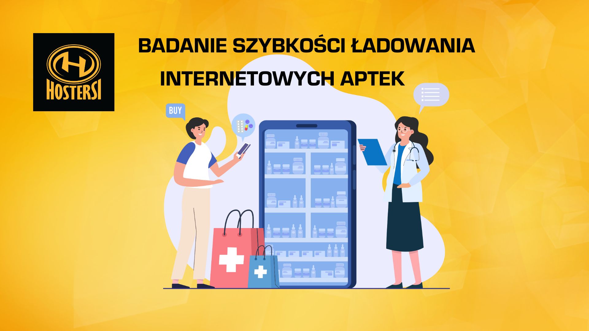 Badanie szybkości ładowanie się aptek internetowych