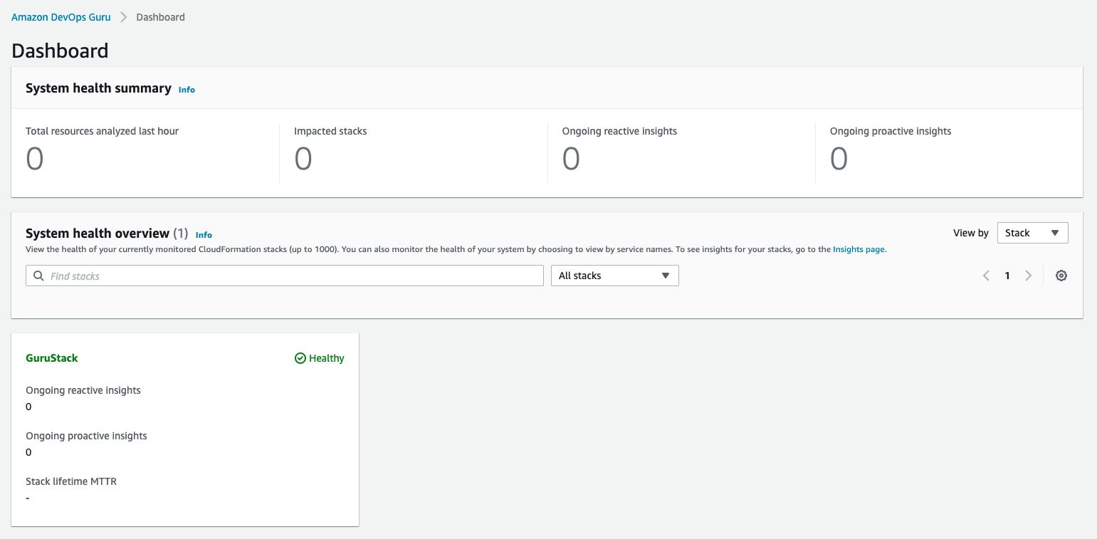 Monitorowanie zasobów AWS stworzonych przez Terraform w Amazon DevOps Guru za pomocą tfdevops