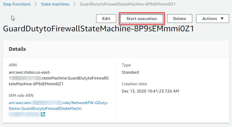 AWS Step Functions state machine