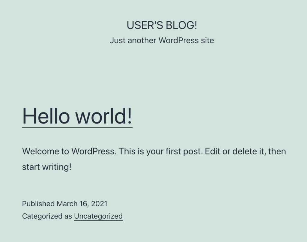 Wordpress EKS
