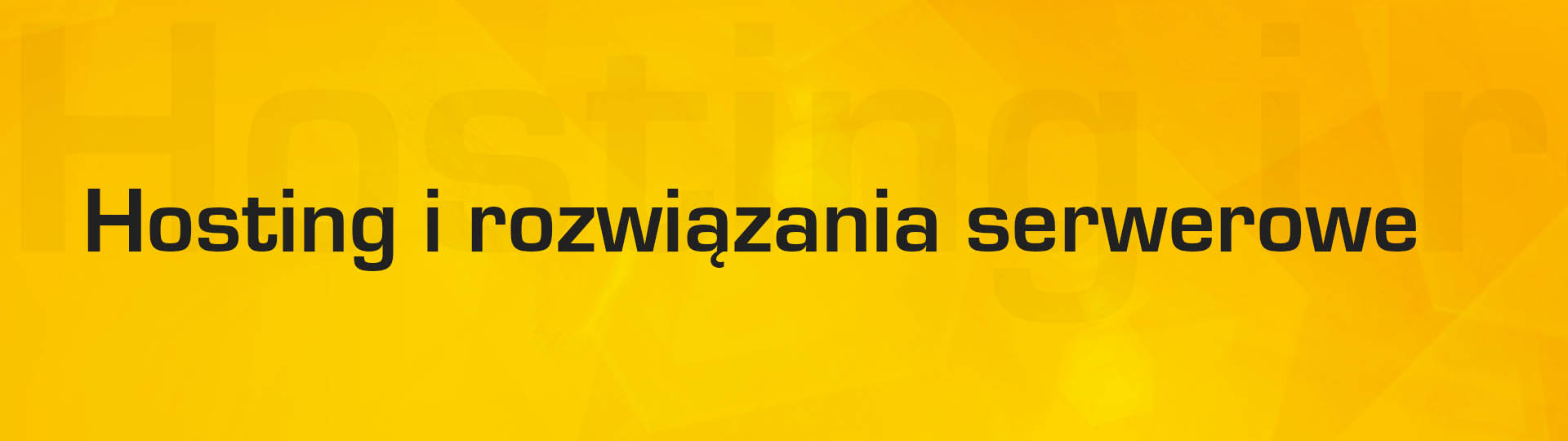 Hosting i rozwiazania serwerowe