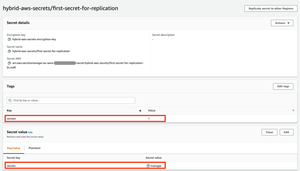 Jak skonfigurowac trwajaca replikacje z zewnetrznego managera sekretow do AWS Secrets Manager 