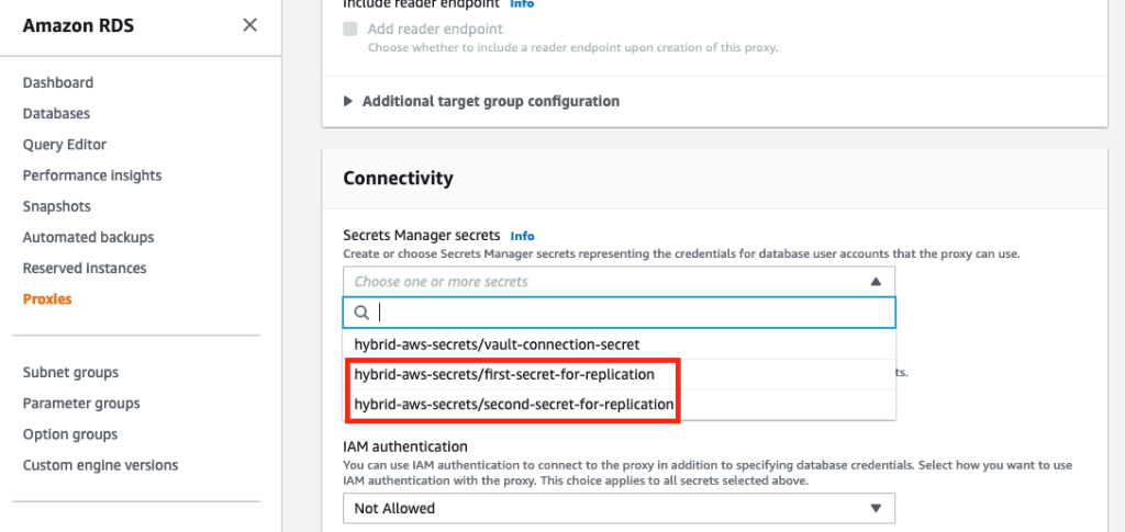 Jak skonfigurowac trwajaca replikacje z zewnetrznego managera sekretow do AWS Secrets Manager 