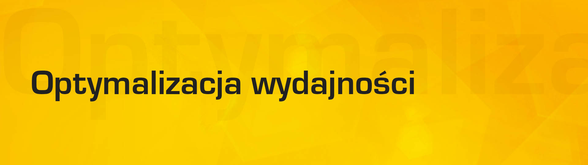 Optymalizacja wydajności