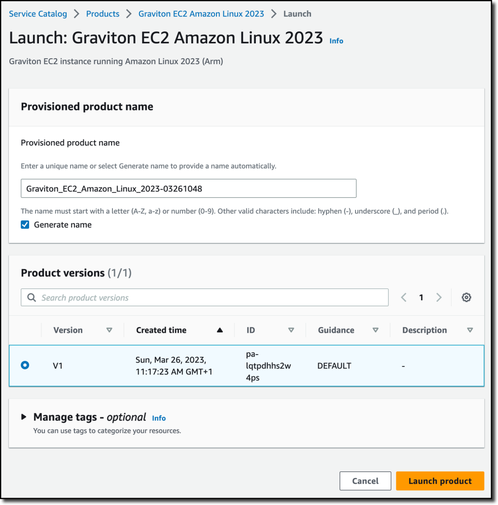 Launching an AWS Service Catalog Product Using Terraform