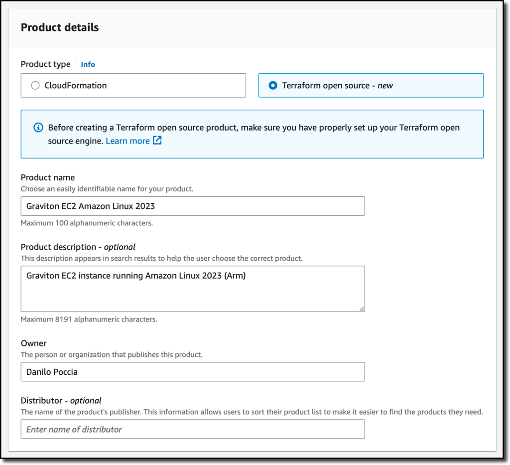 Creating an AWS Service Catalog Product Using Terraform