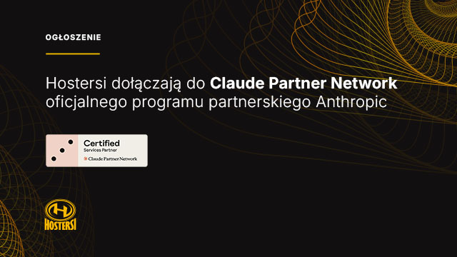 Hostersi zostają Certified Partner w Claude Partner Network!