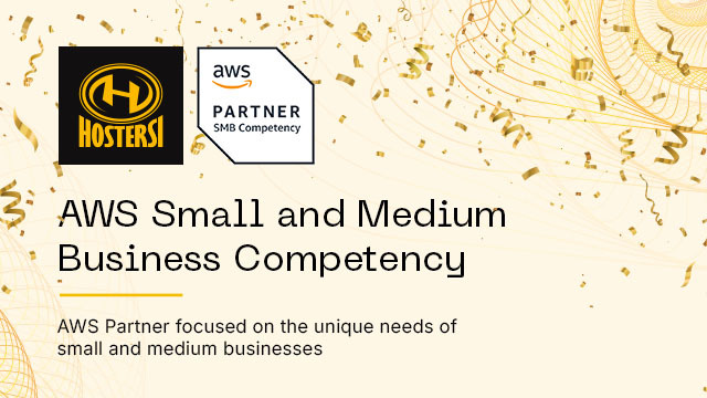 Hostersi zdobywają kompetencję AWS Small and Medium Business Services!