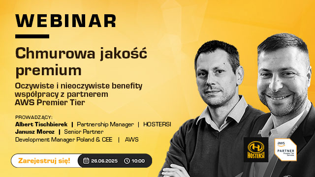 Chmurowa jakość premium. Oczywiste i nieoczywiste benefity współpracy z partnerem AWS Premier Tier - zapraszamy na webinar!