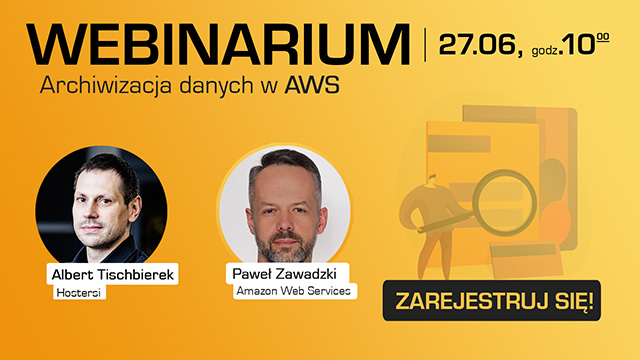 Archiwizacja danych w AWS - zapraszamy na webinar!