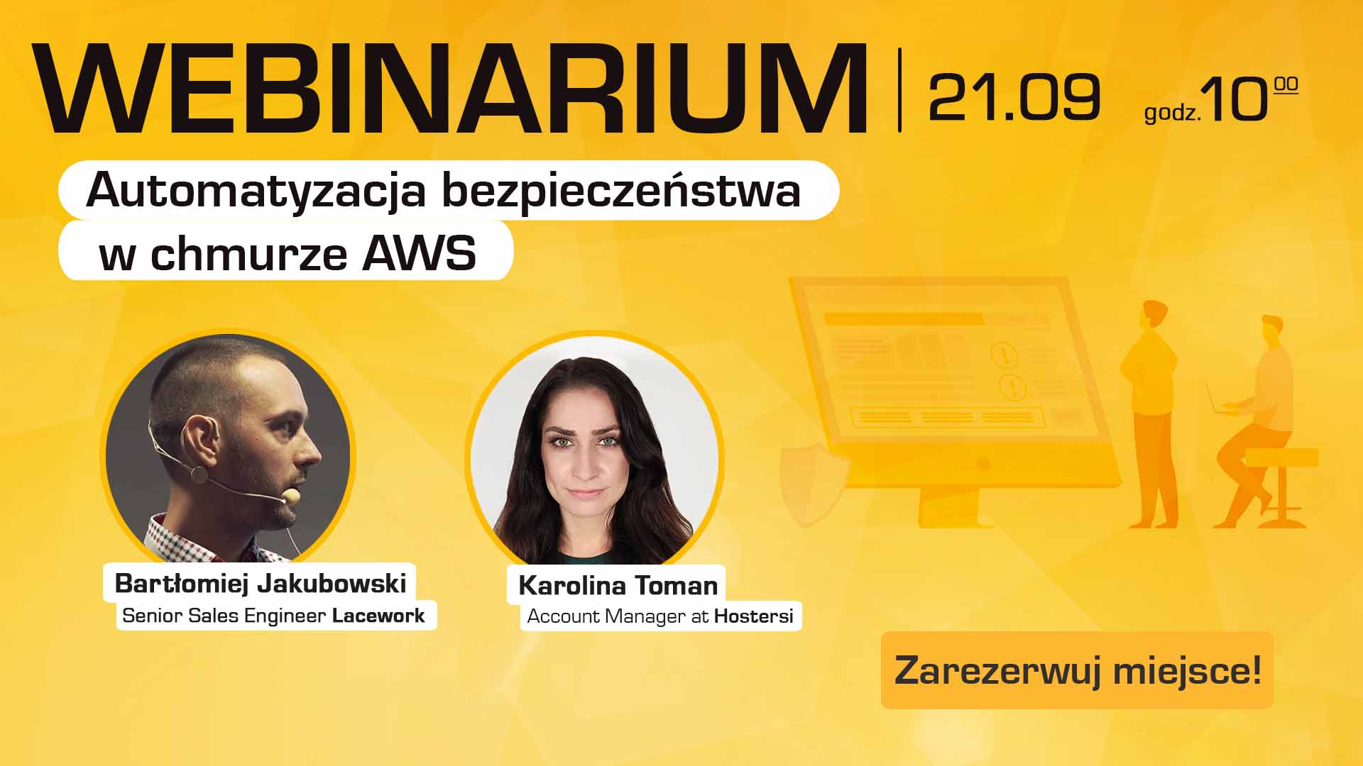 Zapraszamy na webinar: "Automatyzacja bezpieczeństwa w chmurze AWS"