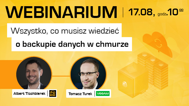 Webinarium: wszystko, co musisz wiedzieć o backupie danych w chmurze