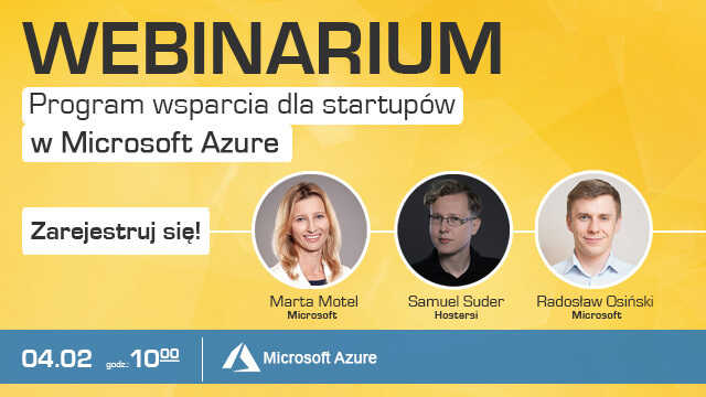 Zapraszamy na webinarium: Program wsparcia dla startupów w Microsoft