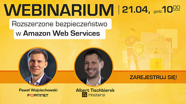 Zapraszamy na webinar: "Rozszerzone bezpieczeństwo w AWS"