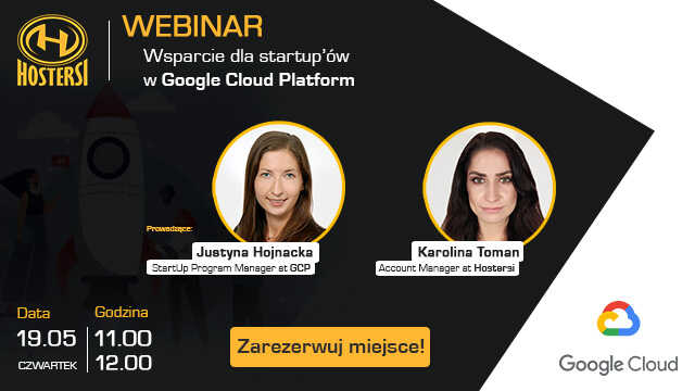 Zapraszamy na webinarium: "Wsparcie dla startup'ów w Google Cloud Platform"